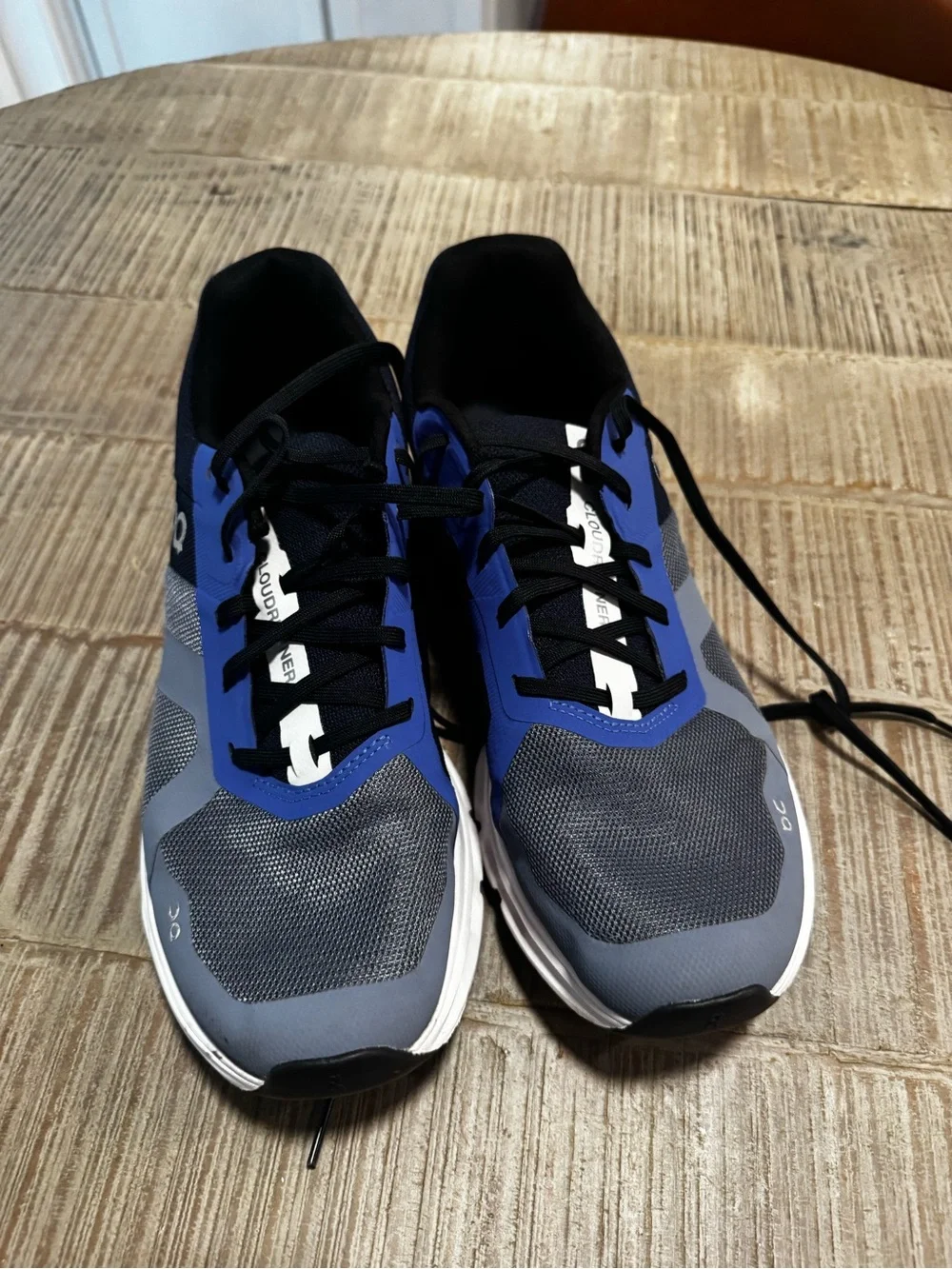 Men's on cloud Athletic Running Shoes in Blue and Gray